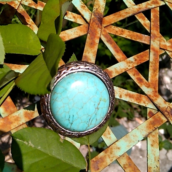 Jewelry - Nwot Faux Turquoise Ring